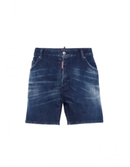 Pantaloni scurtiDSQUARED2, Dark Milky Way Wash Bro Jean Shorts, blue - S71MU0846S30342470 Pantaloni scurtiDSQUARED2, Dark Milky Way Wash Bro Jean Shorts, blue - S71MU0846S30342470