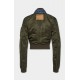 Jacheta DSQUARED2, Dark Aviator Hybrid Jean Jacket - S72AM1106D30011470 Jacheta DSQUARED2, Dark Aviator Hybrid Jean Jacket - S72AM1106D30011470