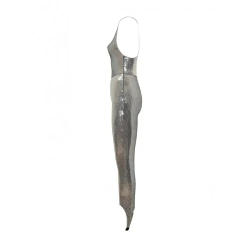 Salopeta DSQUARED2,Silver Sequin Jumpsuit Salopeta DSQUARED2,Silver Sequin Jumpsuit