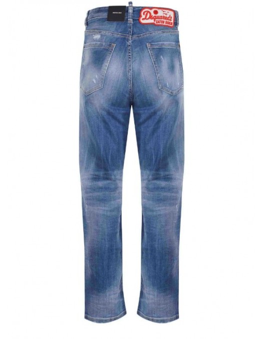 JEANS DSQUARED2,"Boston" jeans made of stretch denim. - S72LB0830S30342470 JEANS DSQUARED2,"Boston" jeans made of stretch denim. - S72LB0830S30342470