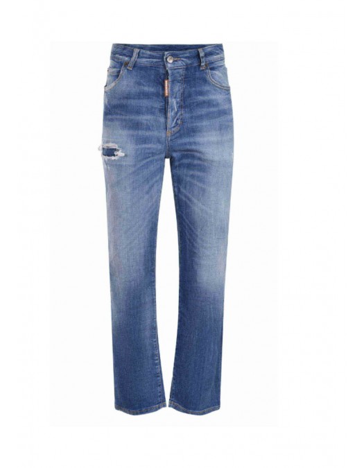 JEANS DSQUARED2,"Boston" jeans made of stretch denim. - S72LB0830S30342470 JEANS DSQUARED2,"Boston" jeans made of stretch denim. - S72LB0830S30342470