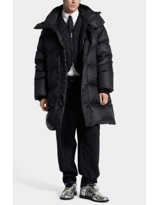 Geaca DSQUARED2, Nylon Down Coat - S74AA0322S54981900 Geaca DSQUARED2, Nylon Down Coat - S74AA0322S54981900