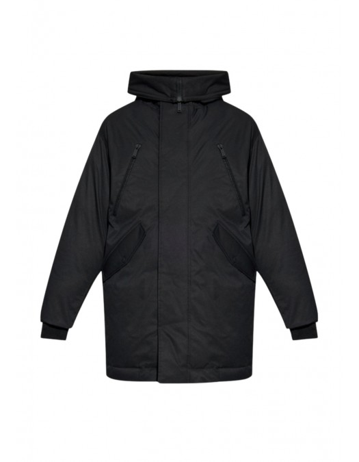Geaca DSQUARED2, Dsquared2 BLACK Insulated parka with hood - S74AA0325D35081900 Geaca DSQUARED2, Dsquared2 BLACK Insulated parka with hood - S74AA0325D35081900
