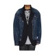 Jacheta Dsquared2, Double Layer, Dark Wash - S74AM1335S30309470 Jacheta Dsquared2, Double Layer, Dark Wash - S74AM1335S30309470