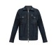 Geaca DSQUARED2, Zip Detail, Denim, Navy Blue - S74AM1551S30664470 Geaca DSQUARED2, Zip Detail, Denim, Navy Blue - S74AM1551S30664470