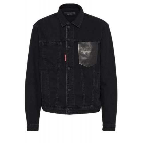JACHETA DSQUARED2,Classic Jacket,Black JACHETA DSQUARED2,Classic Jacket,Black