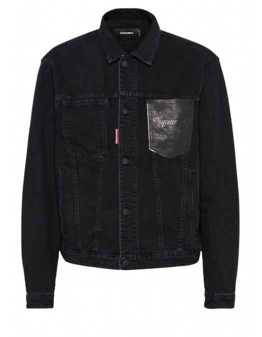 JACHETA DSQUARED2,Classic Jacket,Black - S74AM1604D30015900