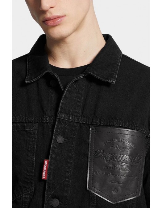 JACHETA DSQUARED2,Classic Jacket,Black - S74AM1604D30015900