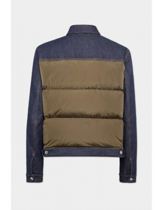 JACHETA  DSQUARED2 Hybrid Puffer Jean Jacket - S74AM1610D30011961