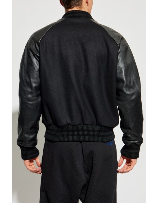 Jachete DSQUARED2,BLACK Bomber jacket - S74AM1613D35260900 Jachete DSQUARED2,BLACK Bomber jacket - S74AM1613D35260900