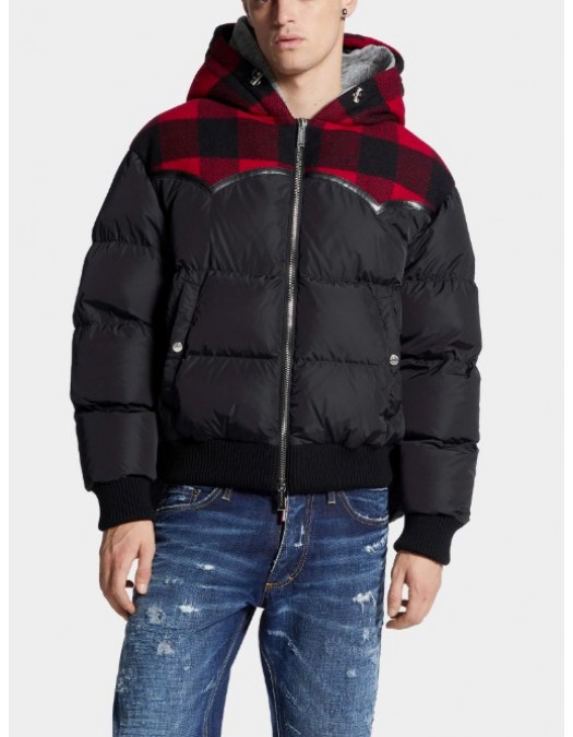 Geaca Dsquared2,Double Hood Western Puffer - S74AM1615S49197900