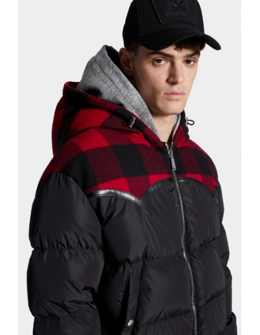Geaca Dsquared2,Double Hood Western Puffer - S74AM1615S49197900