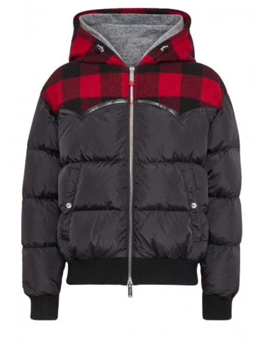 Geaca Dsquared2,Double Hood Western Puffer - S74AM1615S49197900