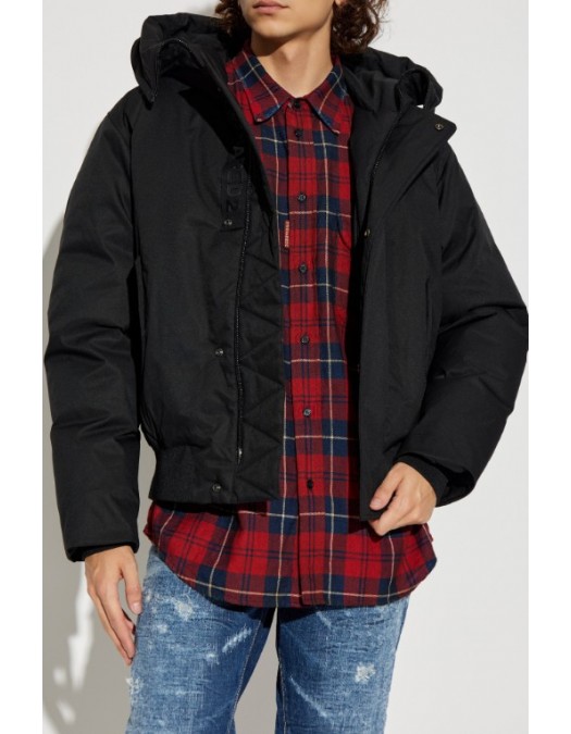 Geaca DSQUARED2, BLACK Insulated jacket - S74AM1634D35081900 Geaca DSQUARED2, BLACK Insulated jacket - S74AM1634D35081900