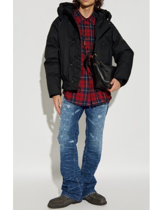 Geaca DSQUARED2, BLACK Insulated jacket - S74AM1634D35081900 Geaca DSQUARED2, BLACK Insulated jacket - S74AM1634D35081900