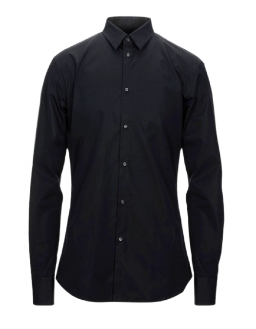 Camasa Dsquared2, Insertie Brand, Negru intens - S74DM0543S44131900 Camasa Dsquared2, Insertie Brand, Negru intens - S74DM0543S44131900