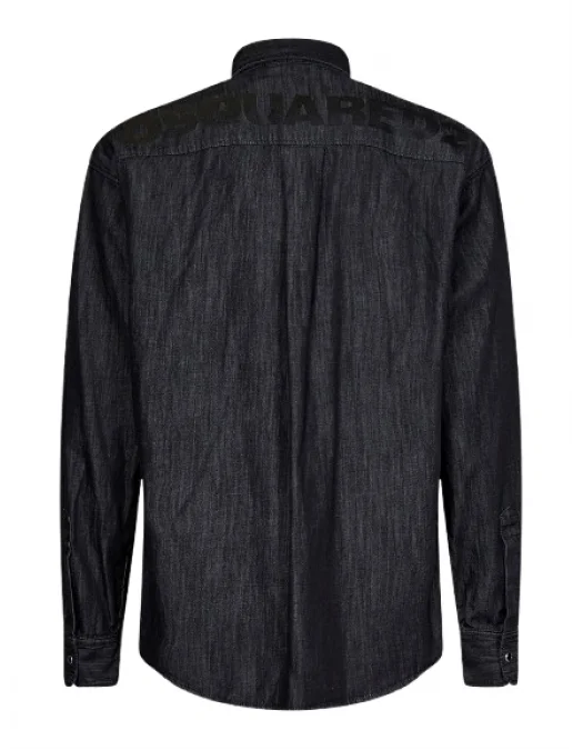 Camasa DSQUARED2, Classic Cut, Gri - S74DM0633S30826900 Camasa DSQUARED2, Classic Cut, Gri - S74DM0633S30826900