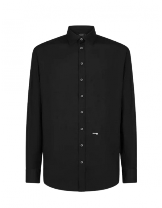Camasa Dsquared2, Drop Shoulder, Black - S74DM0660S36275900