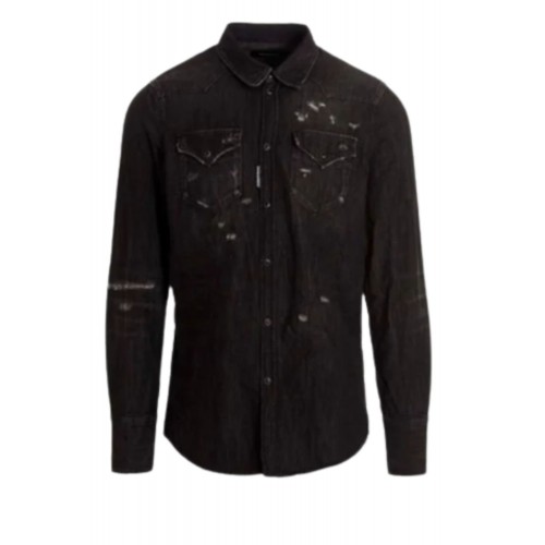 Camasa DSQUARED2, Classic Western Shirt, Grey Camasa DSQUARED2, Classic Western Shirt, Grey