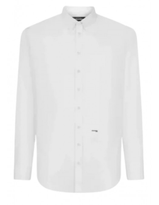 Camasa DSQUARED2, Easy Slim 70's B. Down, White - S74DM0708S47420100 Camasa DSQUARED2, Easy Slim 70's B. Down, White - S74DM0708S47420100
