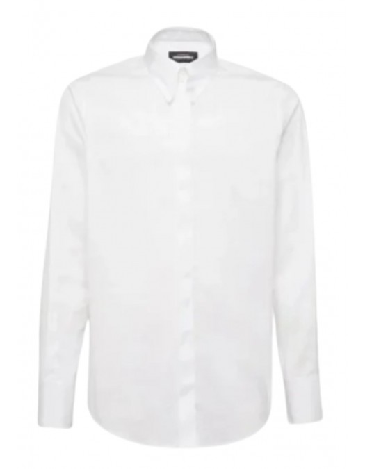 Camasa DSQUARED2 ICON, Easy Slim Pin Collar - S74DM0709S44131100 Camasa DSQUARED2 ICON, Easy Slim Pin Collar - S74DM0709S44131100