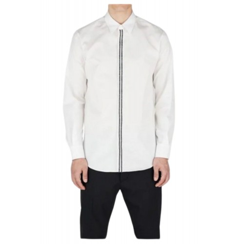 Camasa DSQUARED2, Accesorizata cu tinte, White Camasa DSQUARED2, Accesorizata cu tinte, White