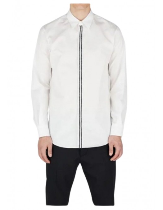 Camasa DSQUARED2, Accesorizata cu tinte, White - S74DM0715S36275100