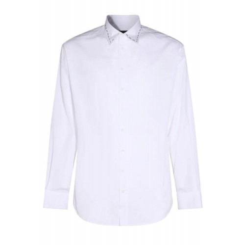Camasa DSQUARED2, Insertii SIlver, White Camasa DSQUARED2, Insertii SIlver, White