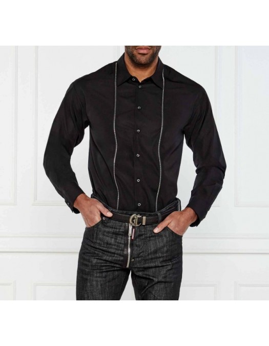 CAMASA DSQUARED2, Fermoare atasate, Negru - S74DM0910S35244900