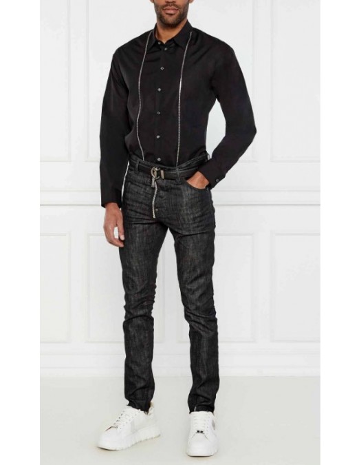 CAMASA DSQUARED2, Fermoare atasate, Negru - S74DM0910S35244900