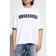 Tricou DSQUARED2, Large Obsessed2, Simple, White - S74GD1478D20033100