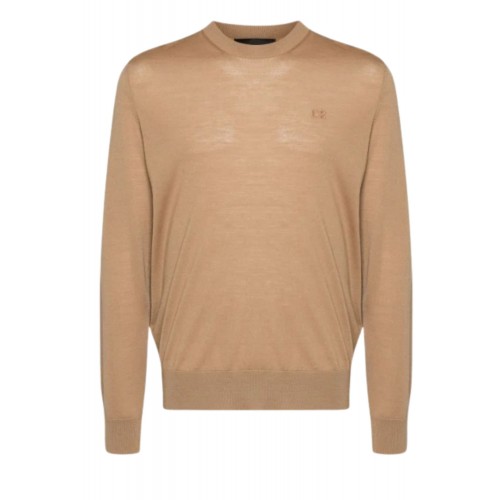 Pulover DSQUARED2, Wool, Classic Design, Beige Pulover DSQUARED2, Wool, Classic Design, Beige