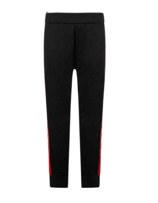 Pantaloni Dsquared2, Tape Rosu, Bumbac - S74KB0505S25497900 Pantaloni Dsquared2, Tape Rosu, Bumbac - S74KB0505S25497900