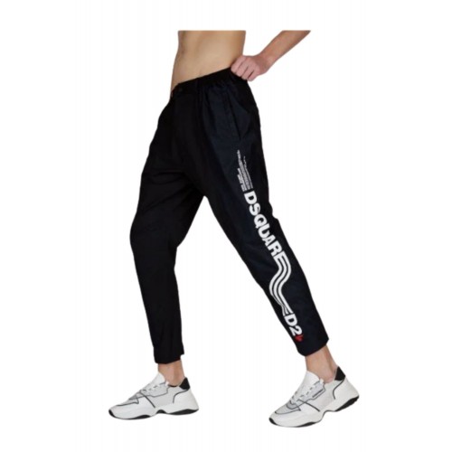Pantaloni Dsquared2, Insertie alba DSQ2 D2 Pantaloni Dsquared2, Insertie alba DSQ2 D2