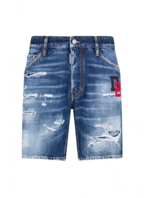 PANTALONI SCURTI DSQUARED2, D2 Print, S74MU0819S30309470 - S74MU0819S30309470 PANTALONI SCURTI DSQUARED2, D2 Print, S74MU0819S30309470 - S74MU0819S30309470