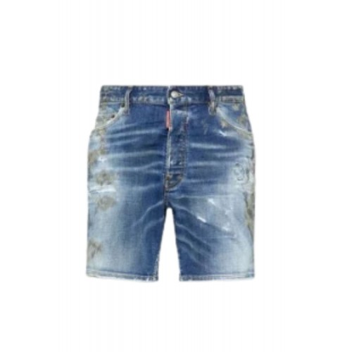Pantaloni scurti DSQUARED2, Muffa Marine, Short Jeans Pantaloni scurti DSQUARED2, Muffa Marine, Short Jeans