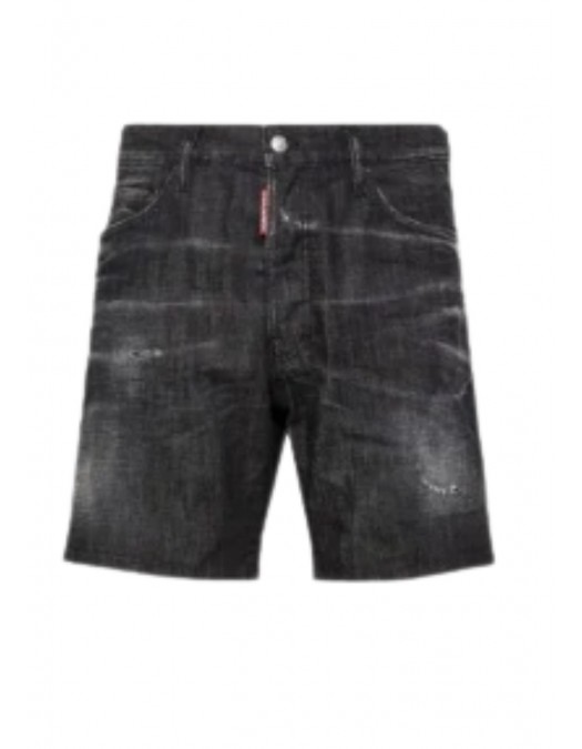 Pantaloni scurti DSQUARED2, Marine Grey, Short Jeans - S74MU0858S30357900 Pantaloni scurti DSQUARED2, Marine Grey, Short Jeans - S74MU0858S30357900