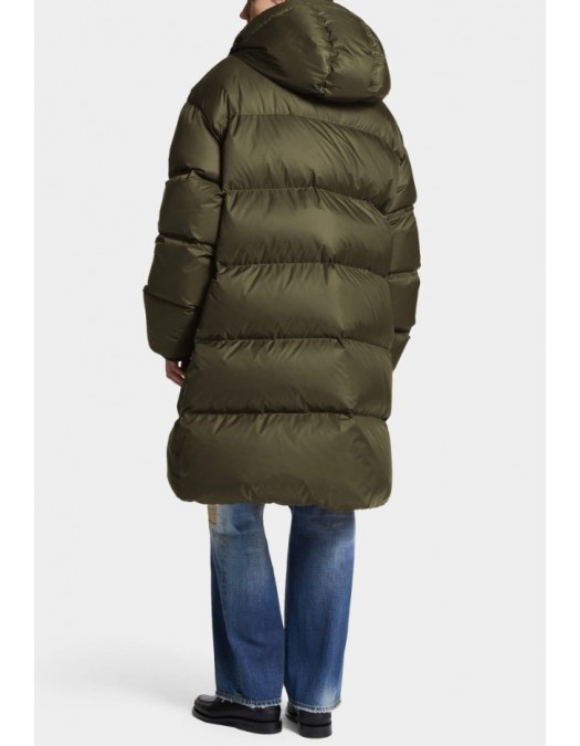 GEACA DSQUARED2, Nylon Down Coat Kaki - S75AA0441S54981727XX GEACA DSQUARED2, Nylon Down Coat Kaki - S75AA0441S54981727XX