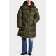 GEACA DSQUARED2, Nylon Down Coat Kaki - S75AA0441S54981727XX GEACA DSQUARED2, Nylon Down Coat Kaki - S75AA0441S54981727XX