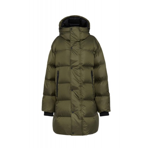 GEACA DSQUARED2, Nylon Down Coat Kaki GEACA DSQUARED2, Nylon Down Coat Kaki