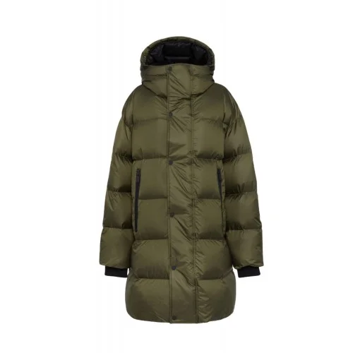 GEACA DSQUARED2, Nylon Down Coat Kaki GEACA DSQUARED2, Nylon Down Coat Kaki