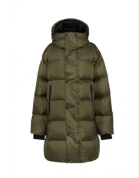 GEACA DSQUARED2, Nylon Down Coat Kaki - S75AA0441S54981727XX GEACA DSQUARED2, Nylon Down Coat Kaki - S75AA0441S54981727XX