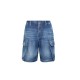 Pantaloni scurti DSQUARED2, Summer Lovers, Medium Wash, Loose Cargo, Blue - S78MU0062S30341470 Pantaloni scurti DSQUARED2, Summer Lovers, Medium Wash, Loose Cargo, Blue - S78MU0062S30341470