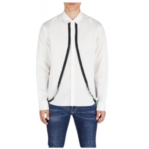 Camasa DSQUARED2, ZIp Insert, White Camasa DSQUARED2, ZIp Insert, White