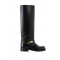 Cizme ELISABETTA FRANCHI, Leather boots with jewel buckle