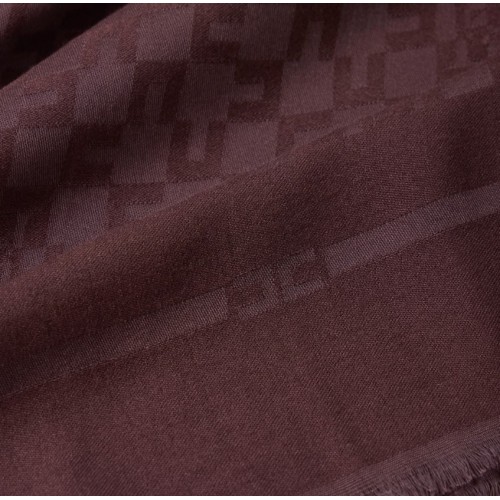 Esarfa ELISABETTA FRANCHI, Scarf with logo pattern,Merlot Esarfa ELISABETTA FRANCHI, Scarf with logo pattern,Merlot