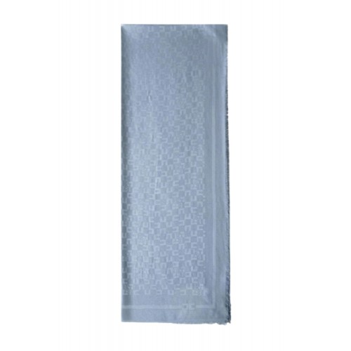 Esarfa ELISABETTA FRANCHI,  Scarf with logo pattern, starlight
