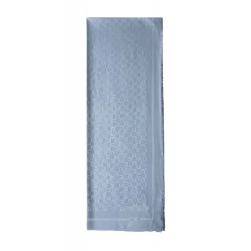 Esarfa ELISABETTA FRANCHI,  Scarf with logo pattern, starlight