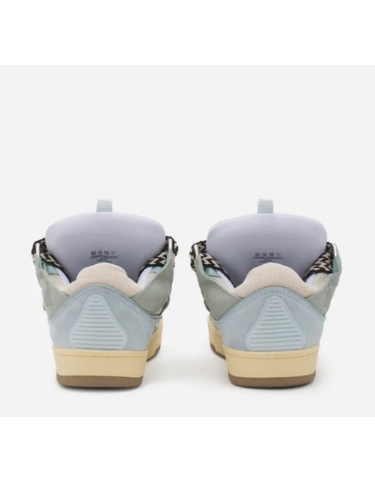 Sneakers Lanvin, Curb Suede, White Blue - SKDK02DRA221 Sneakers Lanvin, Curb Suede, White Blue - SKDK02DRA221