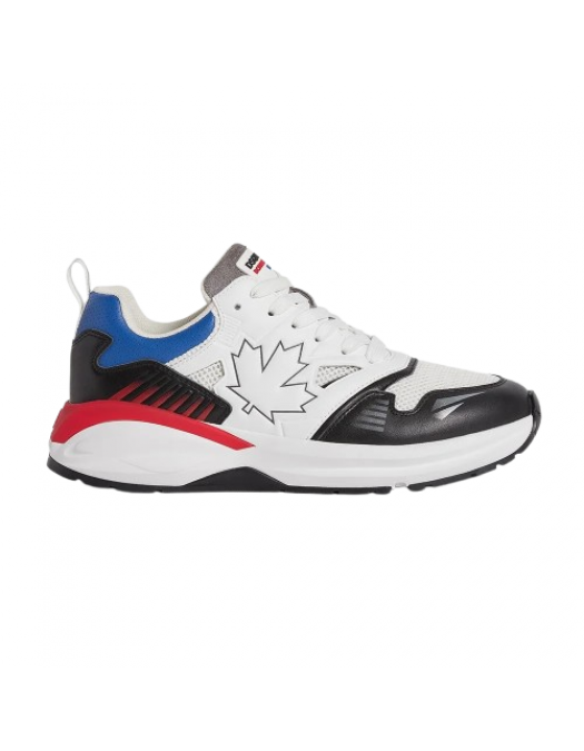 Sneakers DSQUARED2, Dash Print, White Multicolor - SNM037601503805M2069